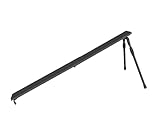 EUFAB 11640 Universal Auffahrschiene für Fahrradträger, ca. 115 cm, variabel höhenverstellbar 40-60 cm, Nutzlast 30 kg, für Reifenbreite von 8-10 cm, Zusammenklappbar, Schwarz