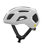 POC Unisex – Erwachsene Ventral Air MIPS Fahrradhelm, Hydrogen White/Uranium Black Matt, M (54-59cm)