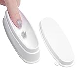 Dip-Pulver-Tablett für Nägel, Dip-Pulverhalter, einlagige Dip-Pulver-Aufbewahrungsbox, tragbare Nagelglitzer-Recycling-Box, effizient für Nagel-Make-up-Werkzeug