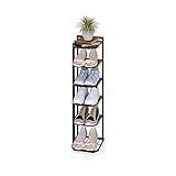 Schuhregal mit 6 Ebenen, vertikales Schuhregal, Organizer, Metall, Schuhaufbewahrung, Schrank, Ständer, Absätze, Hausschuhe, Schwarz, Schuhschrank