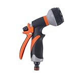 Aiweijia Gartenbrause, Gartenbrause Gartenspritze, Handbrause Garten-Spritzpistolen, 8 Bewässerungsmuster, Für Autowäsche, Haustierdusche, Gartenarbeit