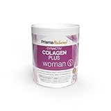 Prisma Natural Kollagen für Damen, hydrolysiertes Kollagen in Pulverform, Hyaluronsäure, Calcium, Coenzym Q10, Maca, Vitamin C, Haut, Haare und Nägel, Zitrusgeschmack, Dosenformat 300 g