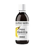 Native Vanilla - Vanille-Extrakt - 118ml (4 oz) - hergestellt aus Schoten von Premium-Vanilleschoten - Für Köche und zum Kochen, Backen und Dessertherstellen zu Hause