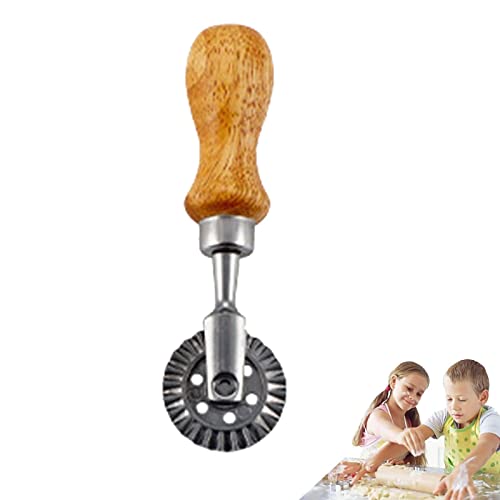 Hanging Nudelmaschine | Nudelform mit Holzgriff - Küchenaufsatz für die Zubereitung von Nudeln, Knödel, Ravioli, Lasagne, Pierogi und mehr, leicht zu reinigen