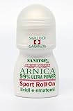 SANITOP99 - Arnika für Pferde für den menschlichen Gebrauch - Roller - Muskel- und Gelenkschmerzen - Kugelmassage - für Muskeln und Gelenke - Arnika Roll On - Sport - 50 ml - 100% Made in Italy