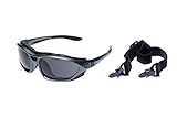 Alpland Schutzbrille, Bergbrille Gletscherbrille Skibrille mit höchstem Sonnenschutz, Cat 4