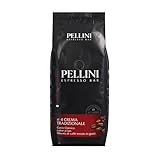 Pellini N.4 Tradizionale, Kaffeebohnen für Espresso 1kg, Arabica- und Robusta-Mischungen mit Klassischem Geschmack, Mittlere Röstung