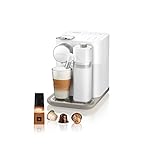 Nespresso De'Longhi EN640.W Gran Lattissima Kaffeekapselmaschine mit automatischem Milchsystem,19 Bar Druck, 1400W,Weiß