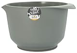 Birkmann, Colour Bowls, Rühr- und Servierschüssel, 3,0 Liter, kratzfest, standfest, nachhaltig, matt, grau