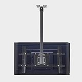 Multifunktionale TV-Deckenhalterung, schwenk- und neigbar, für große Bildschirme von 109,2 cm bis 203,2 cm, Dual-Intion-Methoden, robuste Unterstützung für optimales Seherlebnis