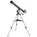 MEIZHITU Teleskope Astronomisches Praktisches Teleskop, Brechendes, Verstellbares, Tragbares Reiseteleskop Für Die Astronomie, Brennweite 1000 Mm, Optische Beschichtung Für Anfänger