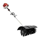 SICHENSH 52CC Kehrmaschine Benzin 2-Takt Motorbesen Kehrbesen Benzin mit 56cm Bürstenbreite 1.7kW Schneeräumer für Kunstrasen Geeignet für Die Reinigung Von Kunstrasen und Straßen (52CC | 1.7kw)