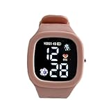brooksnaji Smartwatch Für Kinder - Quadratische Leuchtende Farbenfrohe LED -Bildschirm Digitale Uhr, Silicon Water of Kinder Watch Bildungsspielzeug Für Grundschüler, Perfekt Fü