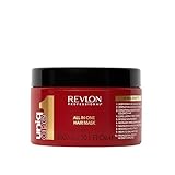 REVLON PROFESSIONAL UniqOne All in one Hair Mask, 300 ml, reparierende Haarkur, Haarmaske für tiefgreifende Reparatur & Glanz, spendet Feuchtigkeit, ohne zu beschweren, mit Anti Frizz Effekt