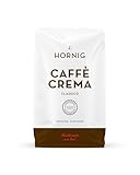 J. Hornig Kaffeebohnen Espresso, Caffè Crema Classico, 500g ganze Bohnen, nussig-schokoladiger Geschmack, für Vollautomaten, Siebträgermaschine und Espressokocher