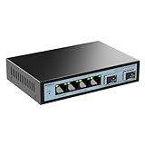SODOLA 6 Port 2.5G Easy Web Managed Switch, 4 x 2.5G Base-T Ports, 2 x 10G SFP+,Statische Aggregation/QoS/VLAN/IGMP, 2.5gbit LAN Netzwerk Switch