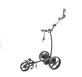 Trolem Unisex-Adult Electric Tubular Golf Trolley, Black with no Brake Elite, Schwarz, Einheitsgröße