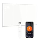 Mursche Infrarot Wandheizung Infrarotheizung 450W - Thermostat Heizung Elektrisch Infrarotheizung Standgerät mit Fernbedienung Elektroheizung Energiesparend mit Elektroheizkörper Wandmontage APP WiFi