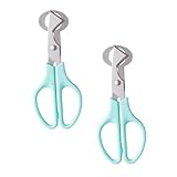 Abaodam 2 Sätze Schere Für Gebackene Eier Für Die Küche Blau Hülse Cutter Wachtel -eieröffner Wachteleierschere Für Den Haushalt Rostfreier Stahl Blue 2 Stücke * 2