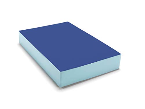 traturio Hüpfmatratze in tollen Farben für alle kleinen Hüpfer 107x70x17 cm (blau/eisblau, 107.00)
