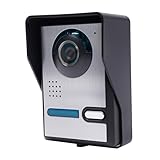 Mermajestic Hochwertige Wired Video TüRsprechanlage mit 92° Weitwinkelkamera, 7 Zoll Lcd Bildschirm, Night Vision Device, Live View and Conversation, Unlock by Monitor, füR Haus, Wohnung, BüRo