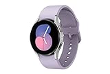 Samsung Galaxy Watch5, Runde LTE Smartwatch, Wear OS, Fitnessuhr, Fitness-Tracker, 40 mm, Silver