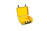 B&W International Transportkoffer Outdoor 500 (PP.23) Gelb – Leerkoffer – Wasserdicht (IP67), staubdicht, schlagfest & extrem robust