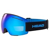 HEAD Unisex – Adult F-LYT Goggles Skibrille, blau/schwarz, L
