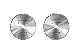 Holzsägeblatt, 230 235 250 254 255 300 mm Holztrennscheibe Hartmetall-Kreissägeblatt for die Holzbearbeitung(255x25.4x2.5x28T)
