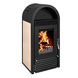 12,31 kW Kaminofen Bruno Marbella Beige wasserführend