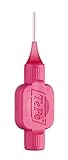 TePe Interdentalbürste Pink ISO-Größe 0 (0,4 mm) / Für eine einfache und gründliche Reinigung der Zahnzwischenräume / 1 x 8 Interdentalbürsten