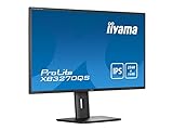 iiyama ProLite XB3270QS-B5 80cm 31,5' IPS LED-Monitor WQHD DVI HDMI DP Höhenverstellung schwarz