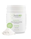 Zeolith MED Detox-Pulver 400g, Medizinprodukt, Apothekenqualität, Vergleichssieger, Darmreinigung, Entgiftung von Schwermetallen, Entgiftungskur, Vulkanmineralien, Heilerde