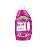 burti LIQUID Feinwaschmittel – Color Waschmittel flüssig ohne Bleichmittel & Weichspüler - Fleckenentferner - 29 Wäschen – Farb- & Faserschutz für pflegeleichte Textilien