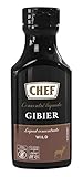 CHEF Flüssiges Konzentrat Wild, Geschmacksboost für Herzhafte Fleischgerichte, 100% Natürlicher Geschmack, 1er Pack (1 x 200ml)