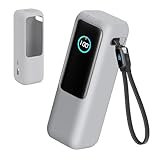 JAYOBGO Silikon-Schutzhülle für Anker Zolo Power Bank (25000 mAh 165 W), Schutzhülle für Anker Laptop Power Bank, tragbares Ladegerät, vollständiger Rundumschutz, präzise Anschlussausschnitte (nur