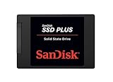 SanDisk SSD Plus interne SSD Festplatte 1 TB (schnelleres Hoch-, Herunterfahren und Laden, Lesegeschwindigkeit 535 MB/s, Schreibgeschwindigkeit 350 MB/s, stoßfest)