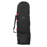 Sunicon Golf Travel Bag with Wheels Foldable 600D Oxford Golf Aviation Bag Club Case Storage Pouch for Golfers Lightweight Protective Golf Club Cover for Travel (Rot)