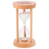 Luxshiny Sanduhr 5 Minuten Sanduhr Sanduhr Große Sanduhr 5 Minuten Holzrahmen Minimalistische Sanduhr Sanduhr Für Zuhause Schreibtisch Büro Dekorativ