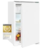 Exquisit Einbau Kühlschrank EKS5131-4-E-040E | Nutzinhalt: 118 L | Alarm-Funktion | 4-Sterne-Gefrieren | Einbaugerät