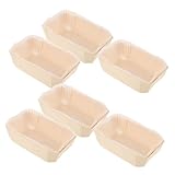 KOCKSHION 1 Satz Kuchen Pfanne Kleine Kastenformen Zum Backen Antihaft-toastform Kuchenform Küchenbackform Brot Backblech Backpfanne Backverpackungsmittel Backformen Aus Papier Holz Khaki
