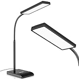 LEPOWER LED Schreibtischlampe 800 LM dimmbar tischlampe 12 W tageslichtlampe leselampe，50 Beleuchtungsmodi,tischleuchte helle Schreibtischlampen für Schlafzimmer, Arbeitszimmer