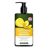 Zitronen-Shampoo – verleiht Volumen – Glanz – kräftiger Duft – revitalisierender Haarentwirrer für Aufbau und fettige Kopfhautpflege, feuchtigkeitsspendend, flauschig und reparierend für alle
