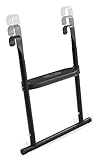Salta - Hochwertige Trampolin Leiter S / 52x65cm - Verstellbar - Schwarz - 1 Schritt