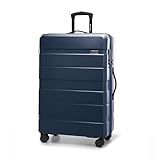 WITTCHEN COMODO Line Großer Koffer Reisekoffer Hartgepäck aus ABS TSA Schloss Größe L Dunkelblau