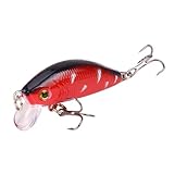 Minnow Lure Bait Bionic Bait 5 cm / 4,2 g 8 Farben Süßwasserköder Hard Bait Angelzubehör (Color : 8)