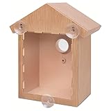 Papageien Nest Vogelzuchtnester mit Sitzstange witterungsbeständig Vogel-Nistkasten Bruthaus Saugnapf