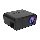 YT500 -Projektor, Verbesserter Tragbarer HD 1080P-Projektor, LED-Filmprojektor mit Fernbedienung, Filmprojektor Kompatibel mit Smartphone, für Drinnen und Draußen (Black)
