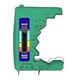 Batterie-Handtester, tragbarer Batterietester mit grünem Digitaldisplay für AAA-AAA-C-D-N-Batterien, digitales Diagnosegerät
