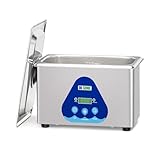 DK SONIC Ultraschallreiniger, Professioneller 35W 900ML Ultraschallreinigungsgerät für Uhren, Brillen, Halsketten, Münzen, Rasierer, Schmuck (Cestas Incluidas)